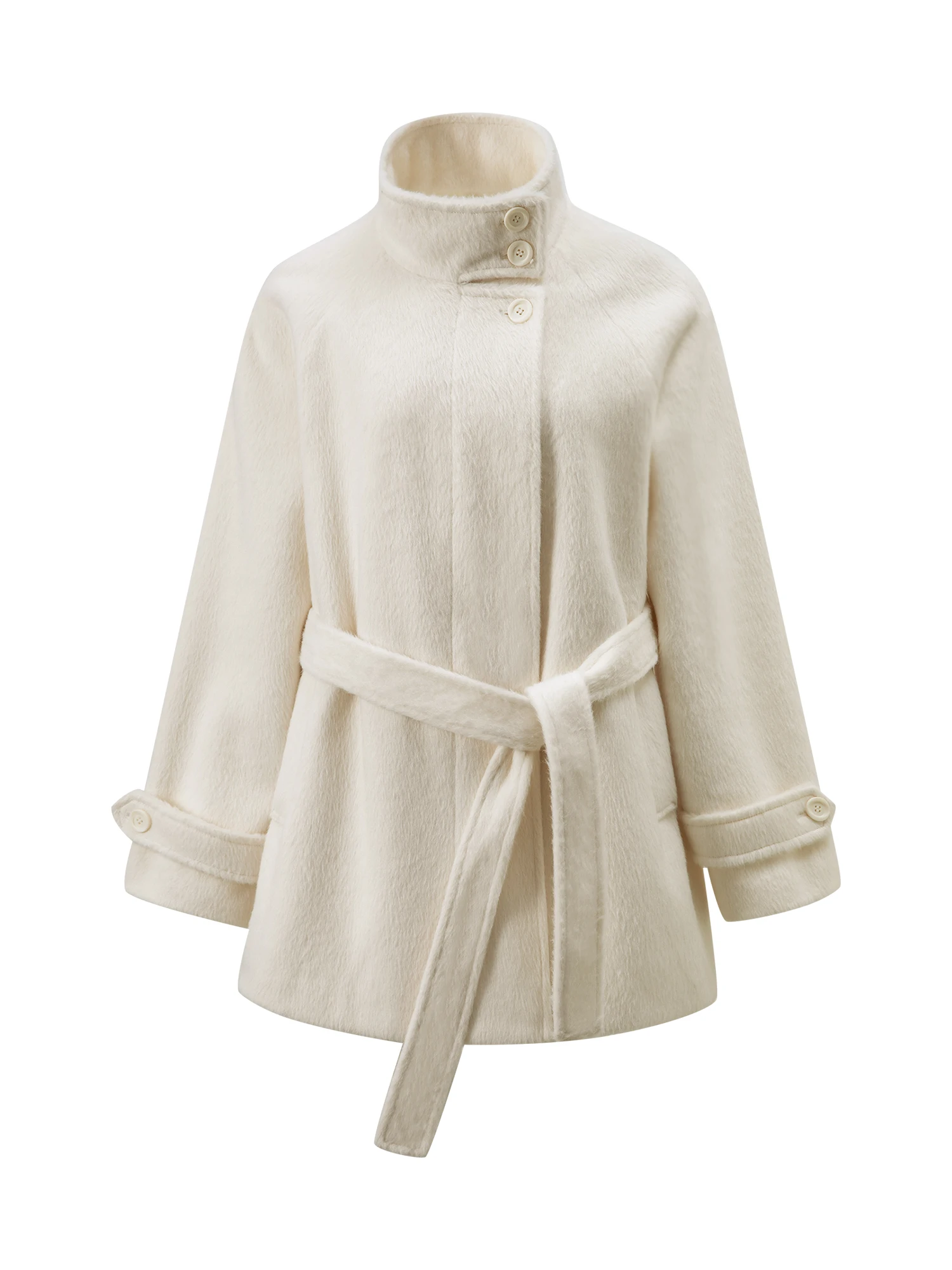 Women's Korean Style Short Jacket - Stand Collar Winter Outerwear - Image 5