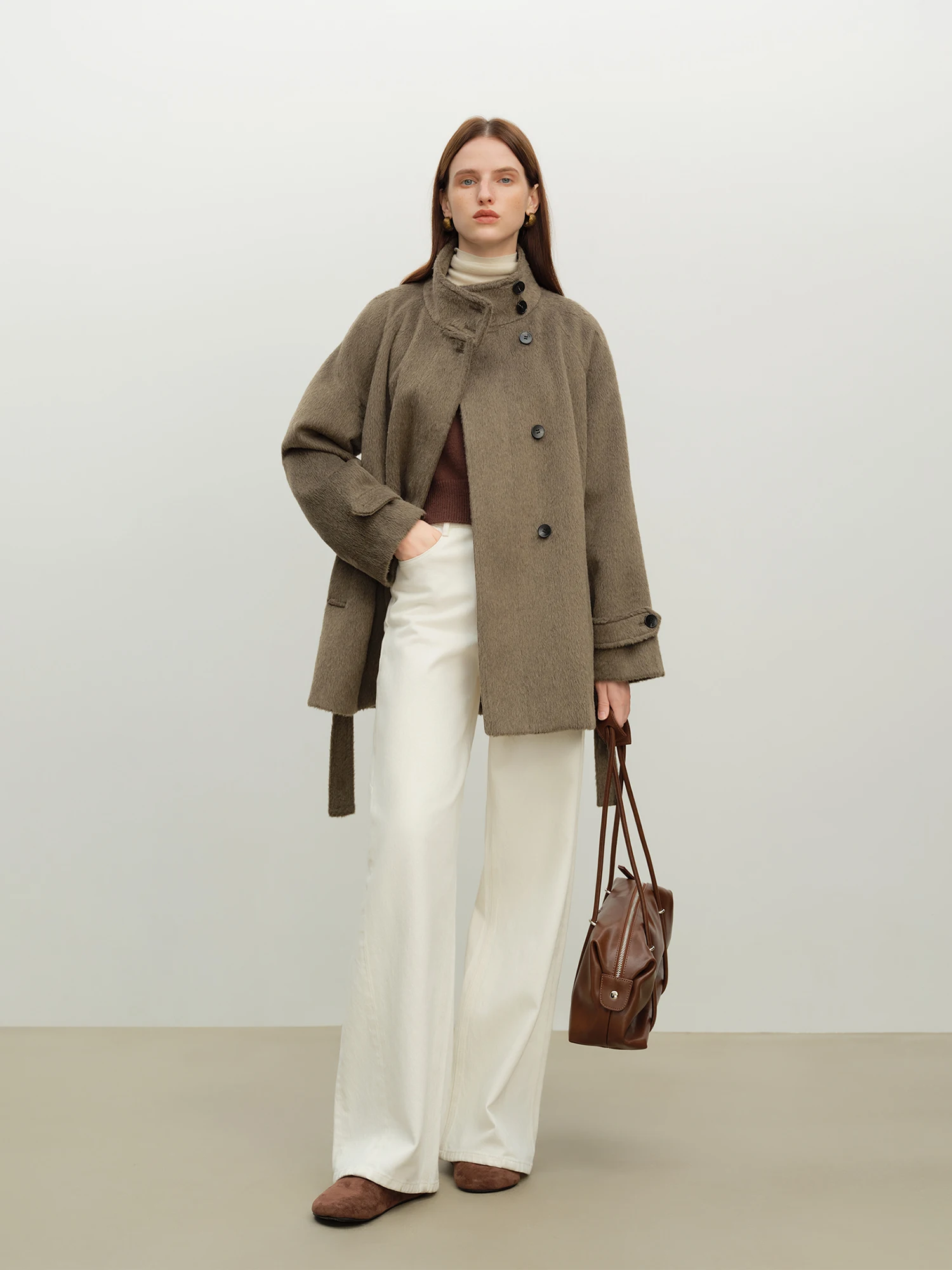 Women's Korean Style Short Jacket - Stand Collar Winter Outerwear - Image 3