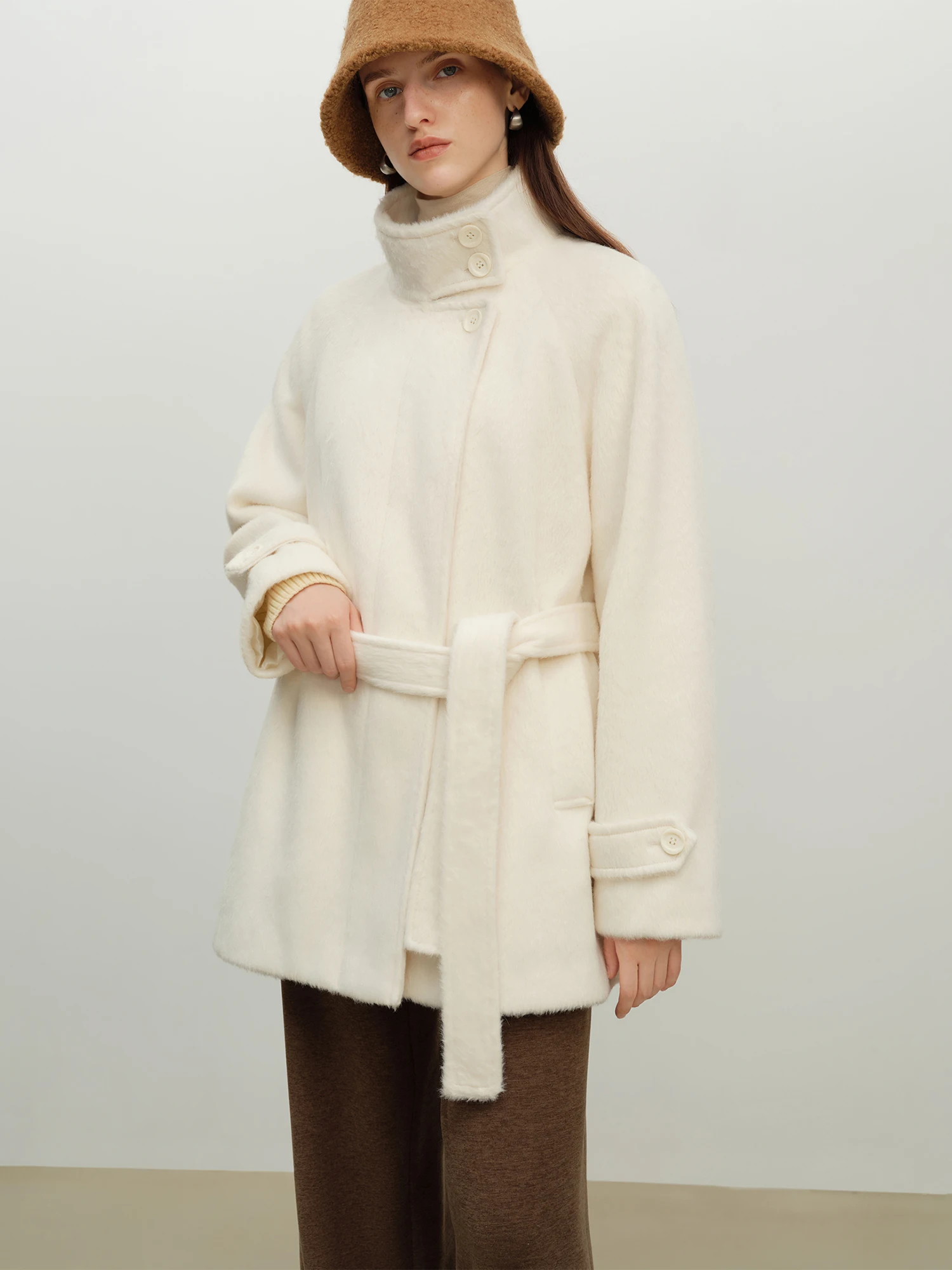 Women's Korean Style Short Jacket - Stand Collar Winter Outerwear - Image 4